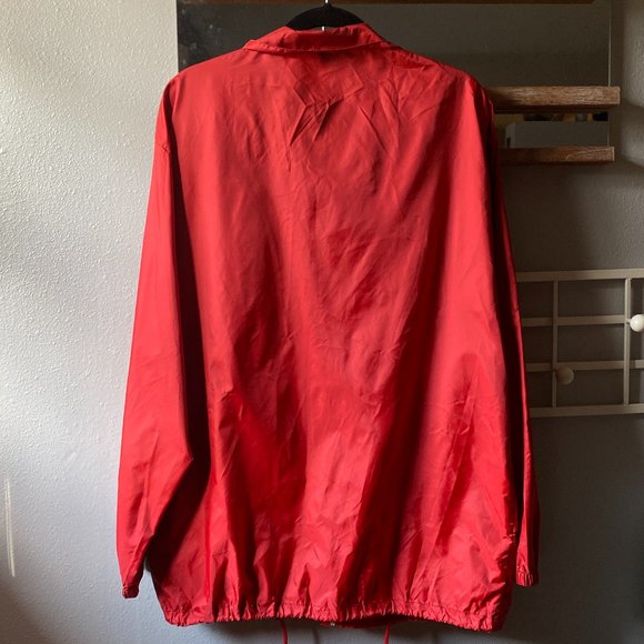 Robert Allan Sportswear Red Nylon Track Jacket - Picture 6 of 6